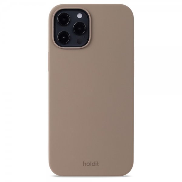 holdit iPhone 12 Pro Max Silikonikuori Mocha Brown