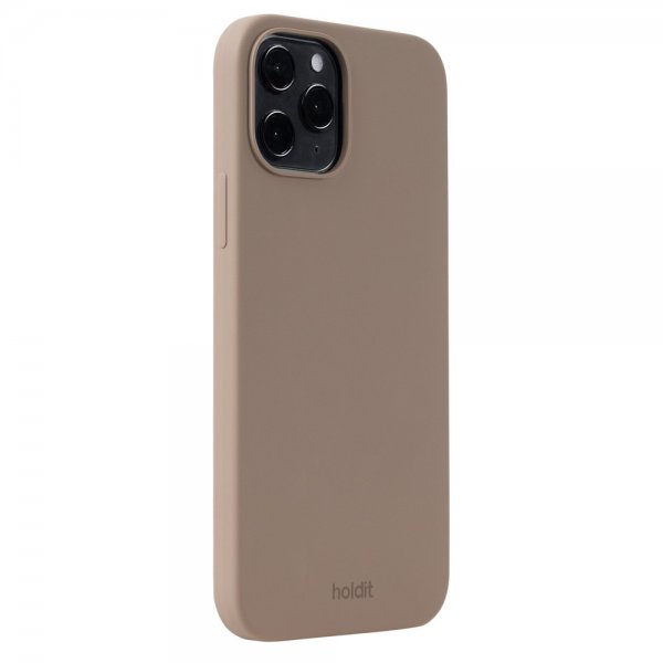 holdit iPhone 12 Pro Max Silikonikuori Mocha Brown