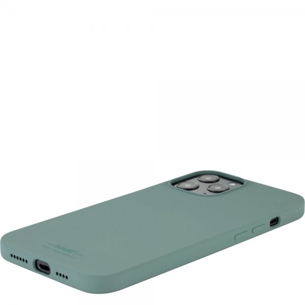 holdit iPhone 12 Pro Max -silikonikuori, Moss Green