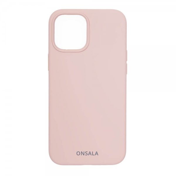 Onsala iPhone 12 Pro Max Silikonikuori Sand Pink