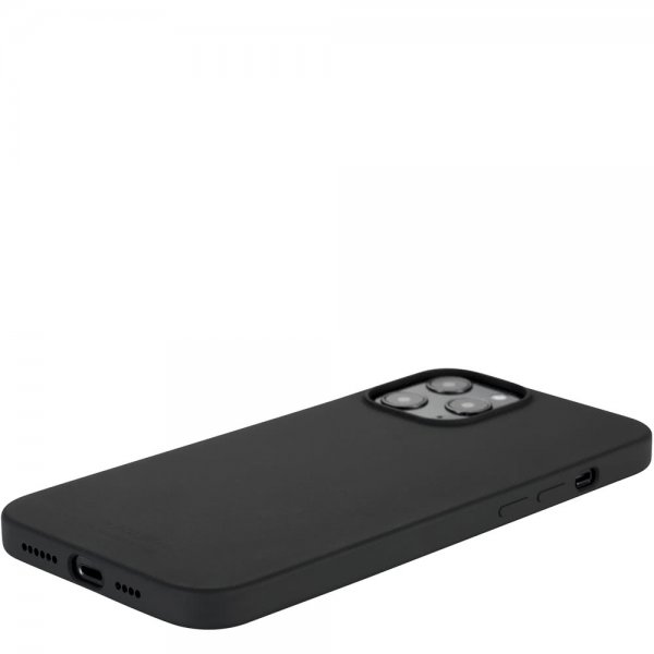 holdit iPhone 12 Pro Max Kuori Silikoni Musta