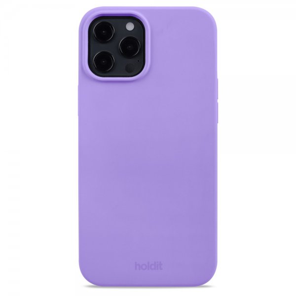 holdit iPhone 12 Pro Max Kuori Silikoni Violetti