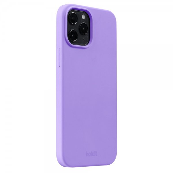 holdit iPhone 12 Pro Max Kuori Silikoni Violetti
