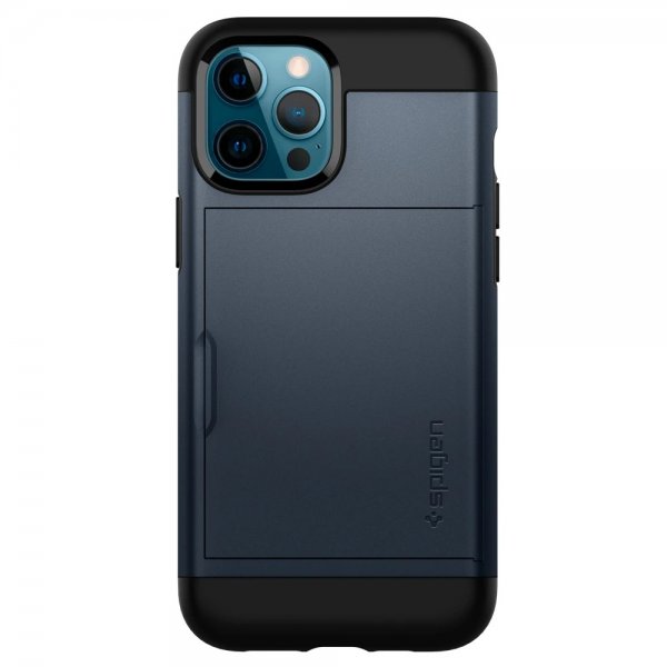 Spigen iPhone 12 Pro Max Kuori Slim Armor CS Metal Slate