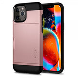 Spigen iPhone 12 Pro Max Kuori Slim Armor CS Ruusukulta
