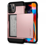 Spigen iPhone 12 Pro Max Kuori Slim Armor CS Ruusukulta