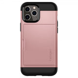 Spigen iPhone 12 Pro Max Kuori Slim Armor CS Ruusukulta