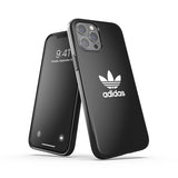 Adidas iPhone 12 Pro Max -kuori, Snap Case, Trefoil, musta