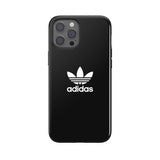 Adidas iPhone 12 Pro Max -kuori, Snap Case, Trefoil, musta
