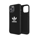 Adidas iPhone 12 Pro Max -kuori, Snap Case, Trefoil, musta