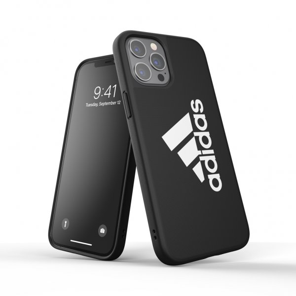 Adidas iPhone 12 Pro Max -kuori SP Iconic Sports Case, musta