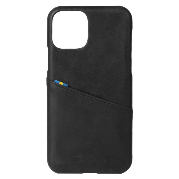 Krusell iPhone 12 Pro Max Kuori Sunne CardCover Vintage Black
