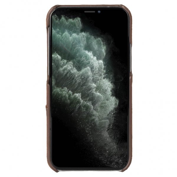 Krusell iPhone 12 Pro Max Kuori Sunne CardCover Vintage Cognac
