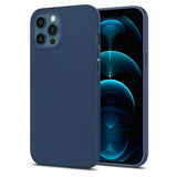 Spigen iPhone 12 Pro Max Kuori Thin Fit Deep Blue