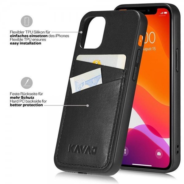 KAVAJ iPhone 12 Pro Max Kuori Tokyo Musta