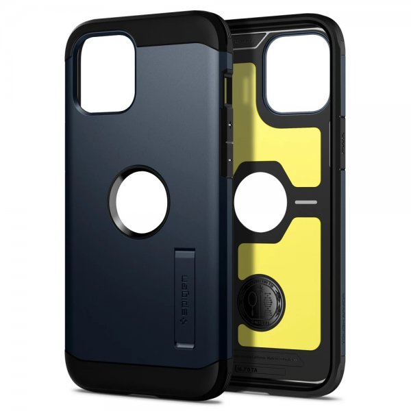 Spigen iPhone 12 Pro Max Kuori Tough Armor Metal Slate