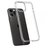 Spigen iPhone 12 Pro Max -suojakuori Ultra Hybrid Crystal Clear
