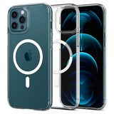 Spigen iPhone 12 Pro Max -kuori Ultra Hybrid Mag Valkoinen