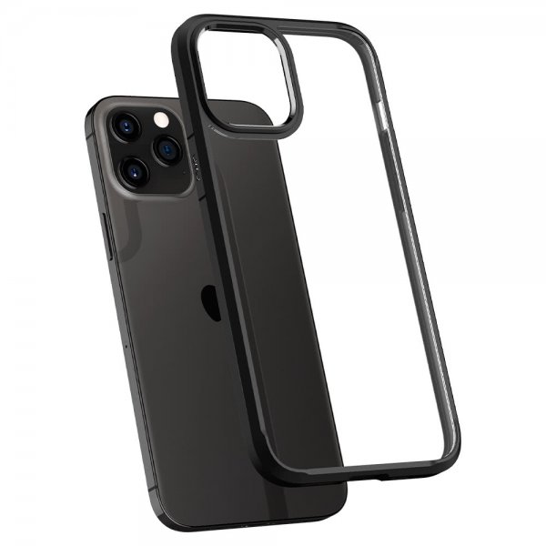 Spigen iPhone 12 Pro Max Kuori Ultra Hybrid Mattamusta