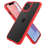 Spigen iPhone 12 Pro Max -suojakuori Ultra Hybrid Punainen
