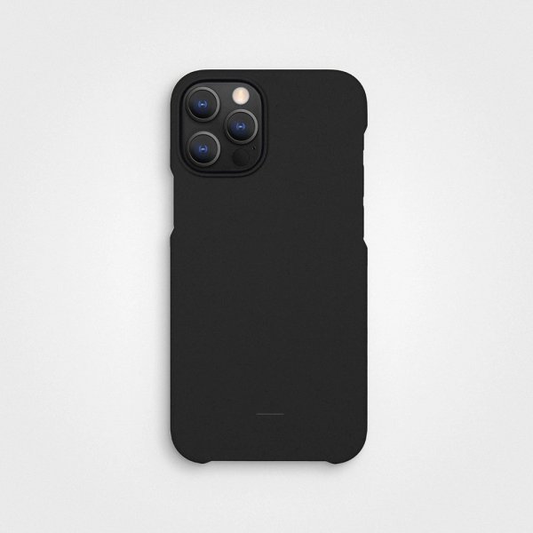 agood company iPhone 12 Pro Max -kasvipohjainen suojakuori, hiilenmusta