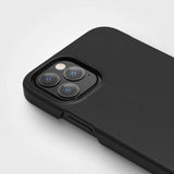 agood company iPhone 12 Pro Max -kasvipohjainen suojakuori, hiilenmusta