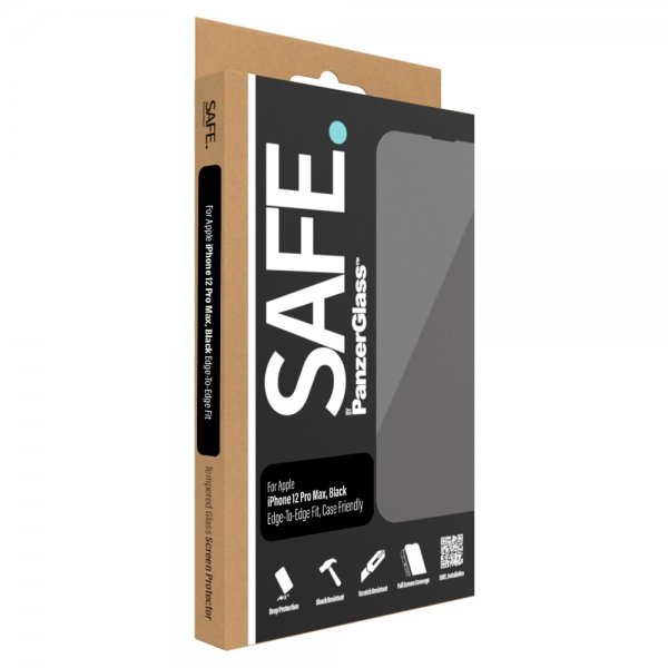 SAFE by PanzerGlass iPhone 12 Pro Max -näytönsuoja Edge-to-Edge Fit