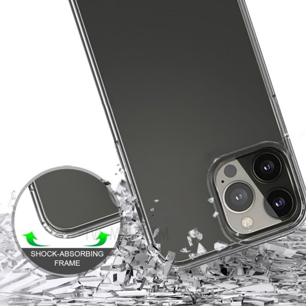 Rvelon iPhone 12 Pro Max Kuori Iskunkestävä Läpinäkyvä