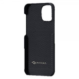 Pitaka iPhone 12 Pro -kuori Air Case, musta/harmaa twill