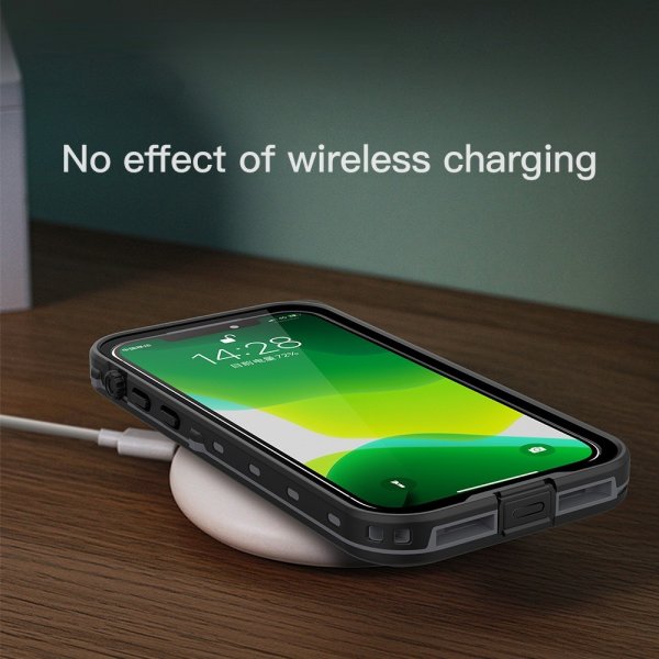 Redpepper iPhone 12 Pro Kotelo Vedenkestävä IP68 Musta