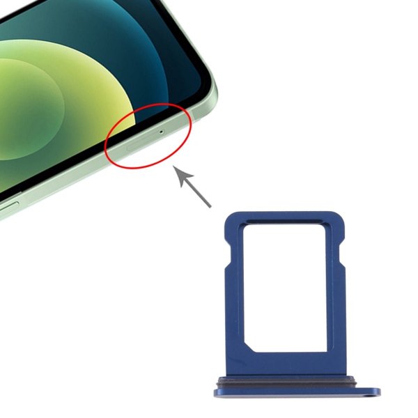 iPhone 12 Pro/12 Pro Max SIM-korttipidin - Sininen
