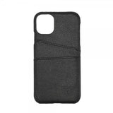 Onsala iPhone 12 Mini Kuori Aito Nahka Korttipaikka Musta