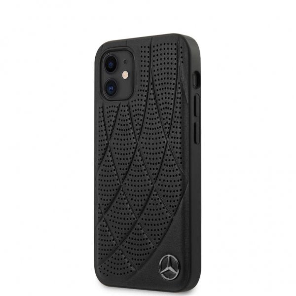 Mercedes Benz iPhone 12 Mini Kuori Bow Cover Musta