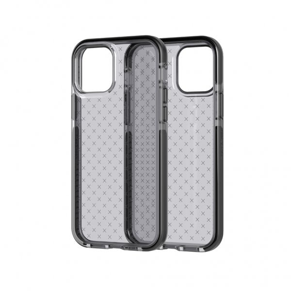 Tech21 iPhone 12/iPhone 12 Pro Suojakuori Evo Check Smokey Black