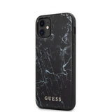Guess iPhone 12 Mini Kuori Marble Cover Musta