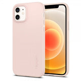 Spigen iPhone 12 Thin Fit -kuori, Pink Sand