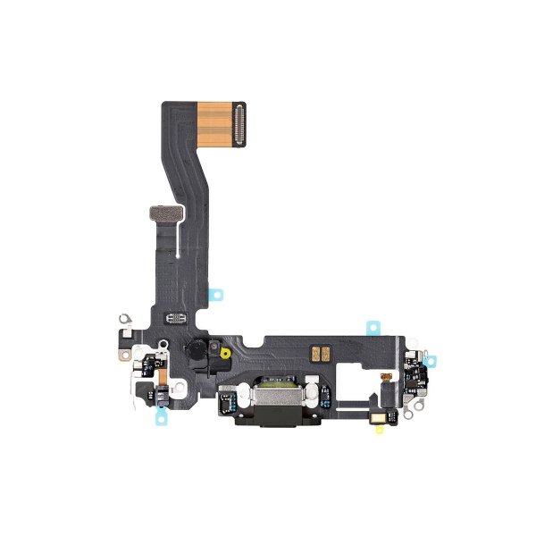 iPhone 12/12 Pro latausliittimen flexkaapeli - Musta