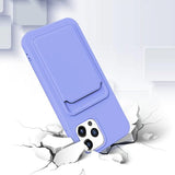 iPhone 12/iPhone 12 Pro Kuoret Korttipidike Violetti