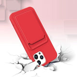 iPhone 12/iPhone 12 Pro Kuoret Korttipidike Punainen