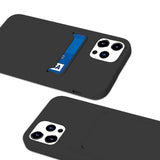 iPhone 12/iPhone 12 Pro Kuoret Korttipidike Musta