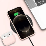 Rvelon iPhone 12/iPhone 12 Pro Silikonikuori Beige