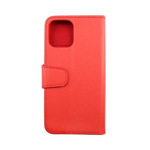 Rvelon iPhone 12/iPhone 12 Pro -kotelo, käännettävä korttipaikka, punainen