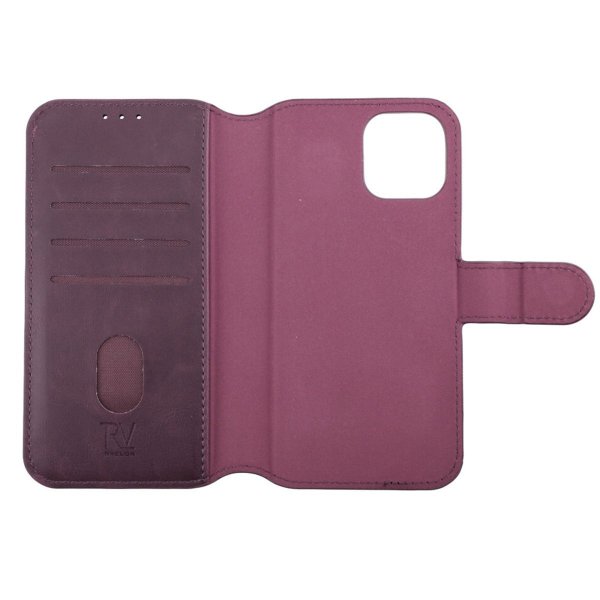 Rvelon iPhone 12/iPhone 12 Pro -kotelo magneettinen irrotettava kuori violetti