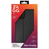 ZAGG iPhone 13/14/15/16e/17e Kotelo Folio Musta
