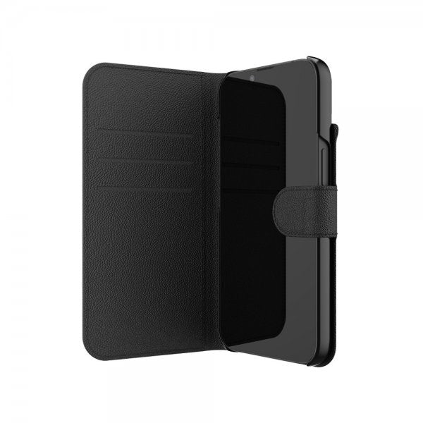 ZAGG iPhone 13/14/15/16e/17e Kotelo Folio Musta