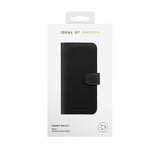 Ideal of Sweden iPhone 13/14/15/16e/17e Fodral Magnet Wallet+ MagSafe Musta