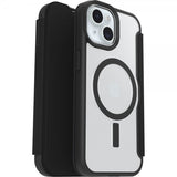 Otterbox iPhone 13/14/15/16/17 React Folio MagSafe -kotelo, musta, läpinäkyvä