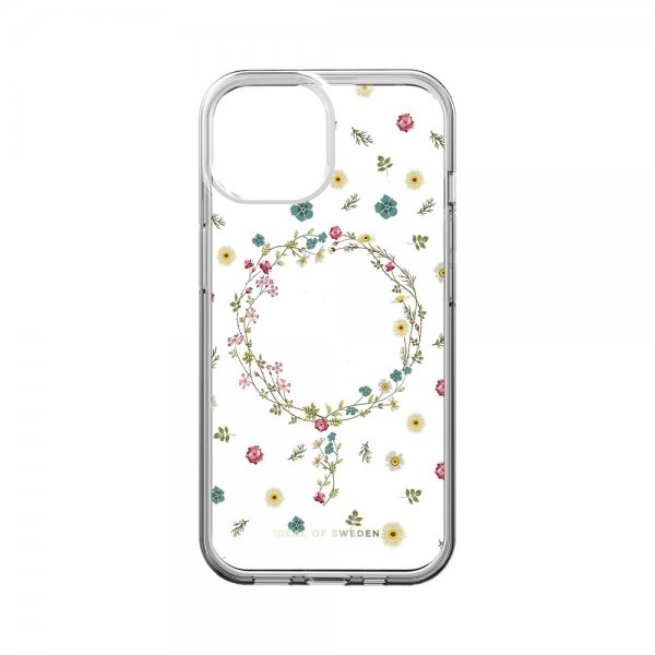 Ideal of Sweden iPhone 13/14/15/16e/17e -kuori Clear Case MagSafe Petite Floral