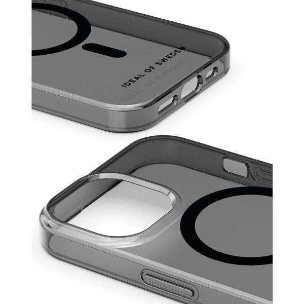 Ideal of Sweden iPhone 13/14/15/16e/17e -kuori Clear Case MagSafe Tinted Black