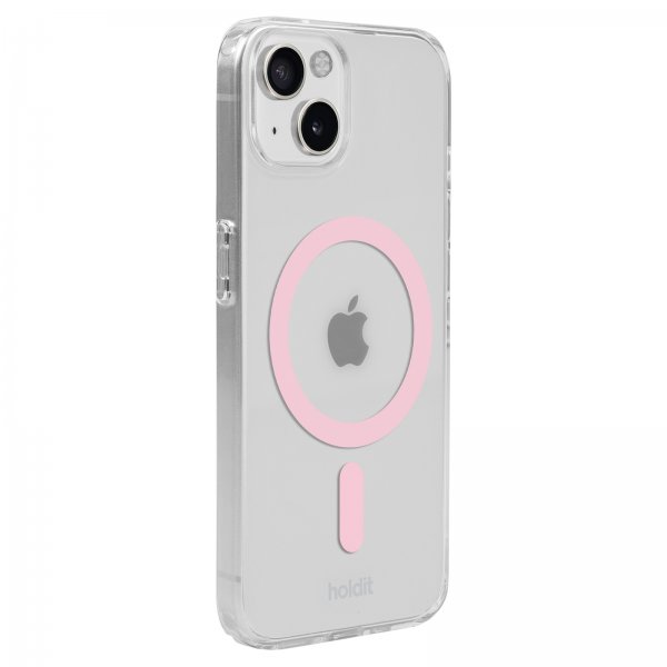 holdit iPhone 13/14/15 Kuori MagSafe Case Ruusunkultainen Läpinäkyvä